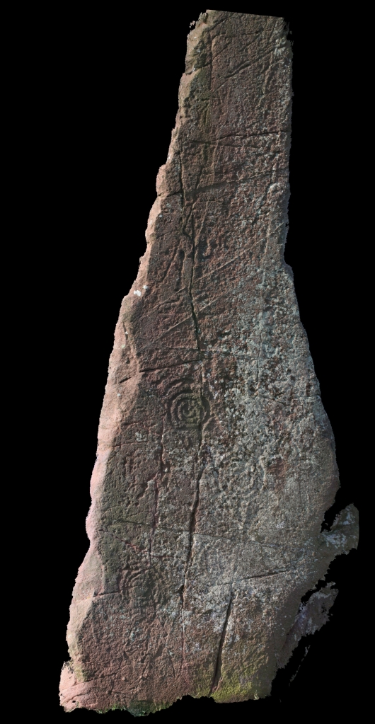 Long Meg and Her Daughters - 3D view of Long Meg
