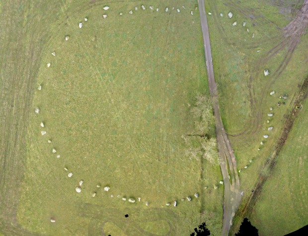 Long Meg and Her Daughters - Plan View