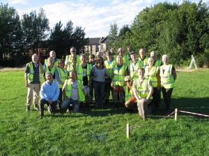 Volunteers from Lancaster and District Heritage Group - Quay Meadow 2015
